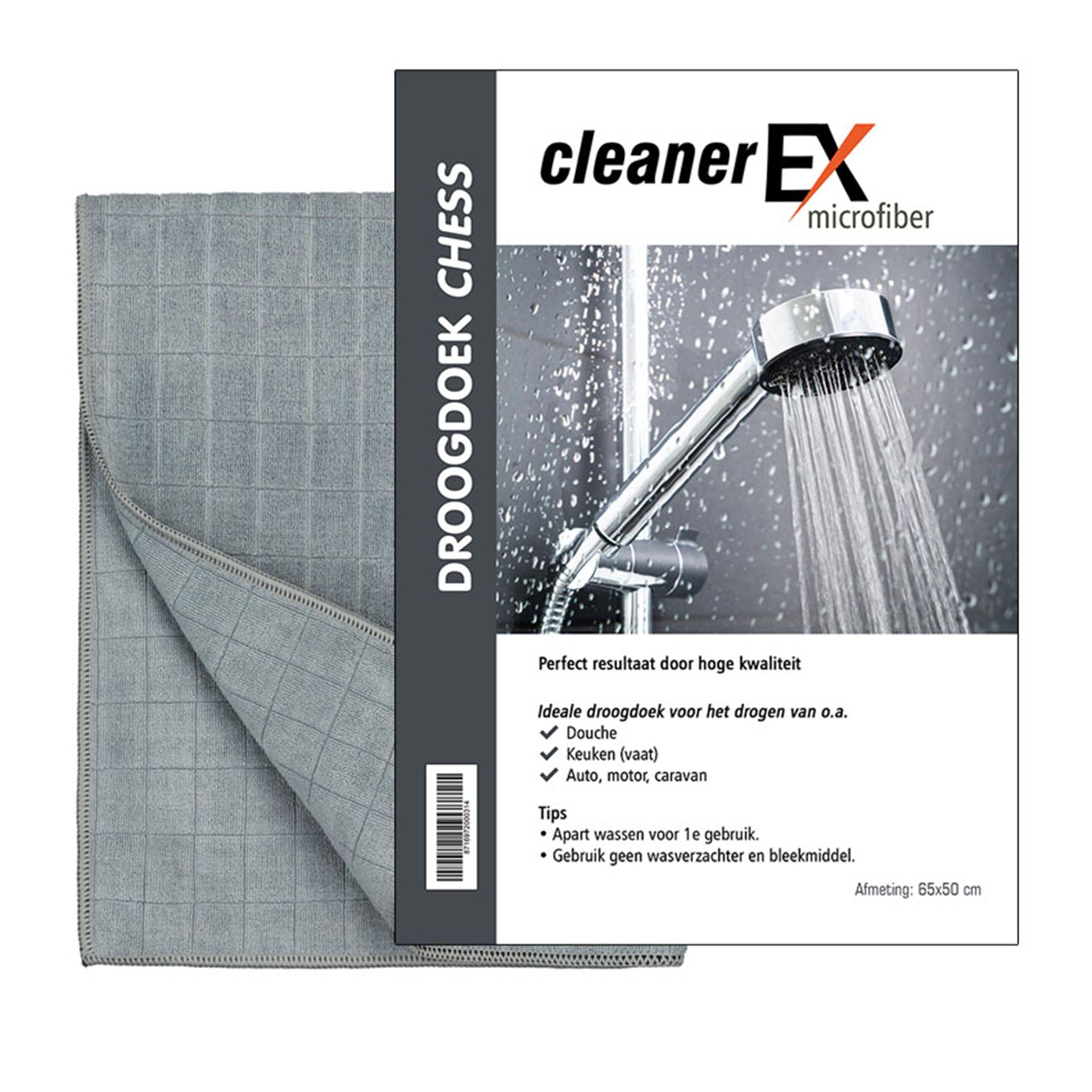 Chiffon de séchage en microfibre Cleanerex 65x50cm