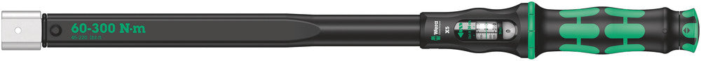 Clé dynamométrique Wera Click-Torque x 5 pour outils à insérer, 14 x 18 mm, 60 - 300 nm - 1 pièce(s) - 05075655001