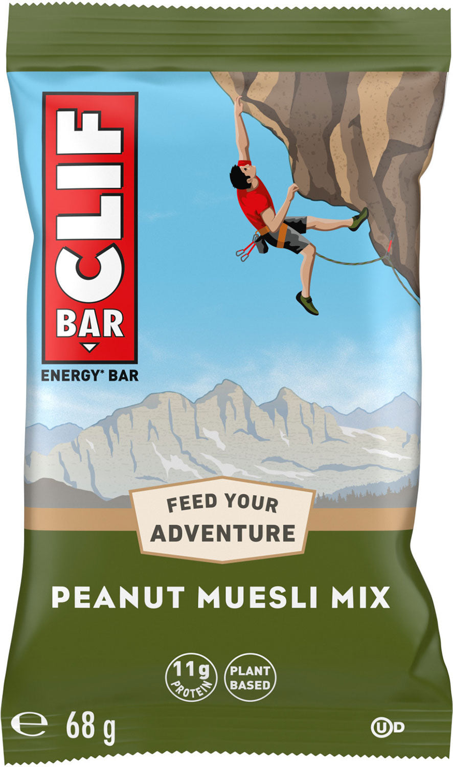 Barre énergétique Cliff Bar 68g | mélange de muesli aux cacahuètes