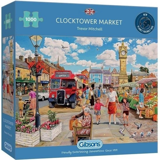 Gibsons Gibsons Puzzle Clocktower Market 1000 pièces