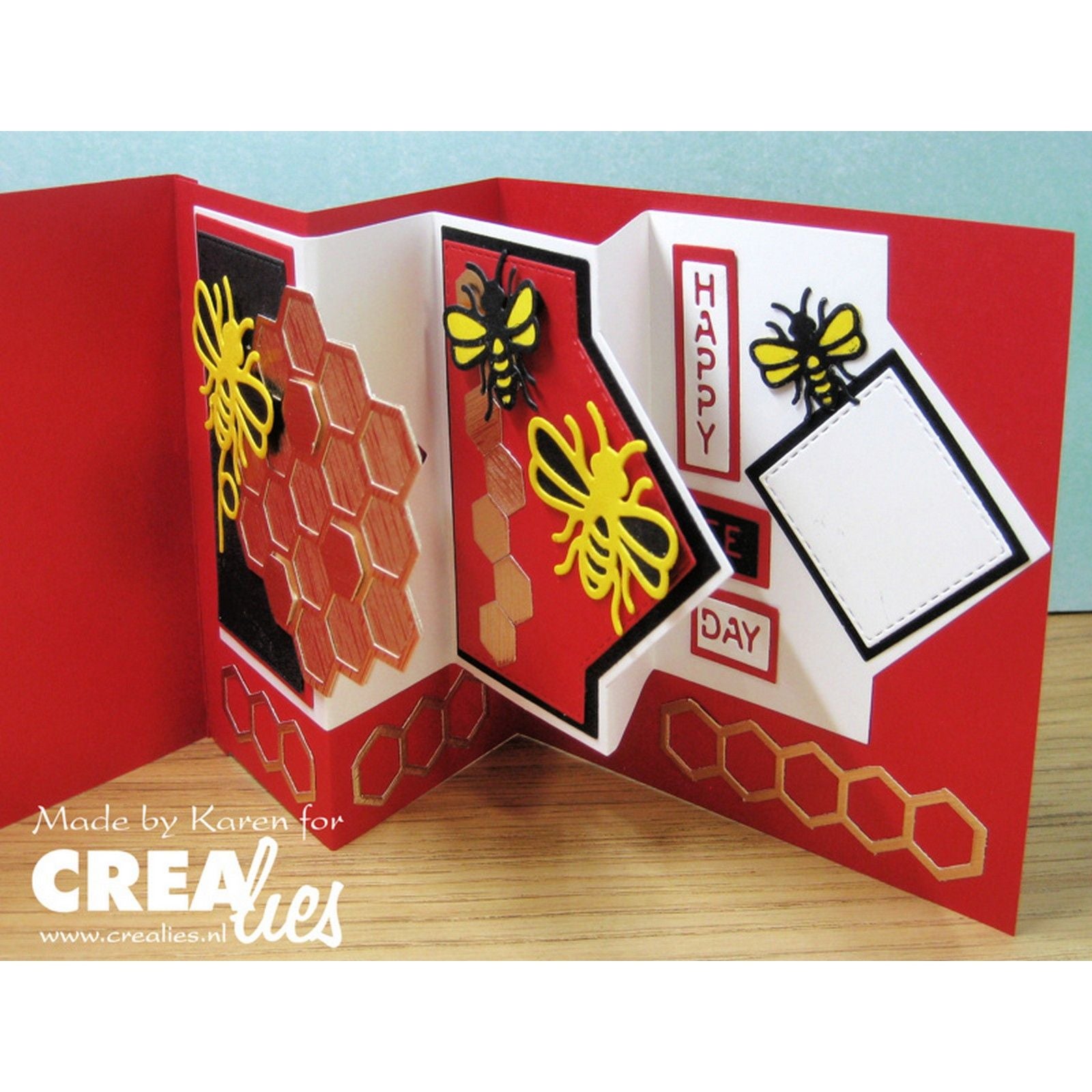 Crealies • partzz moules à découper abeilles petites et moyennes