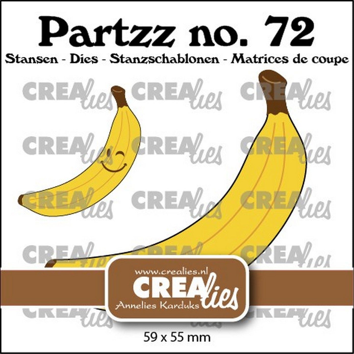 Crealies • partzz banane grande
