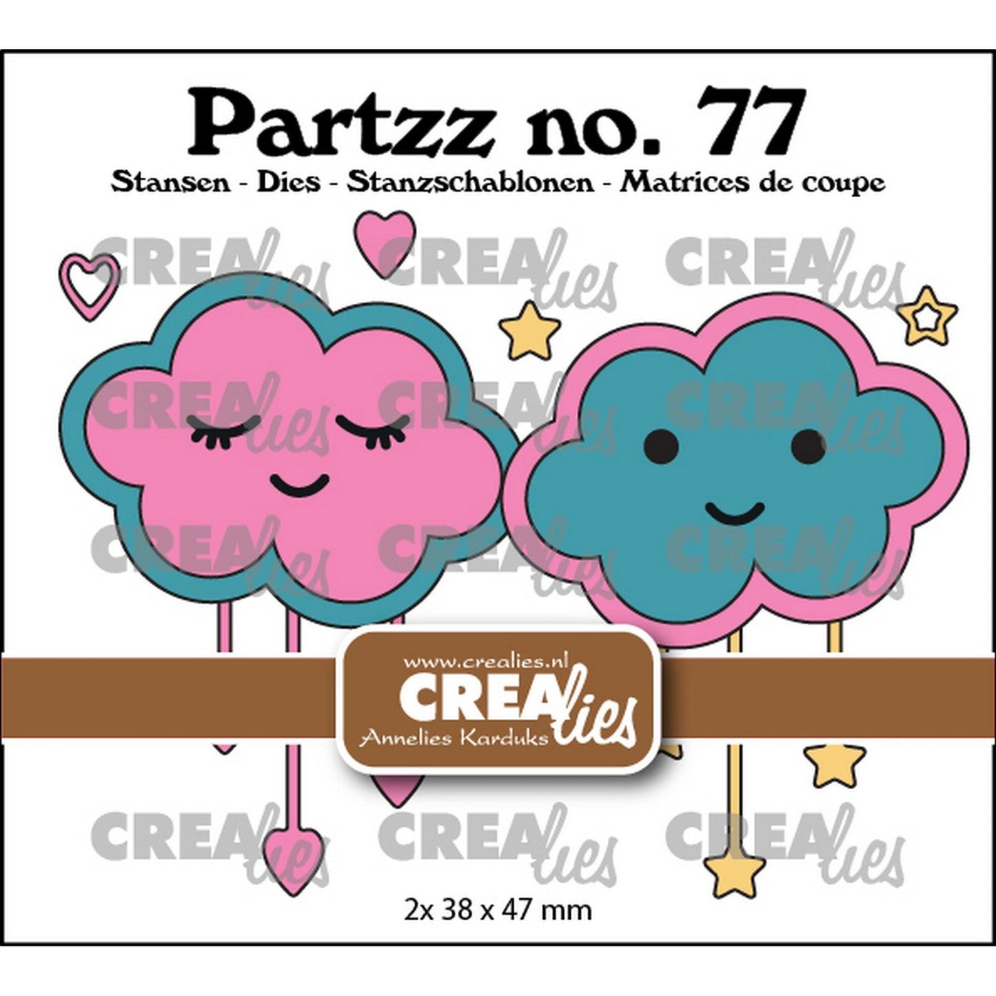 Crealies • partzz nuages joyeux