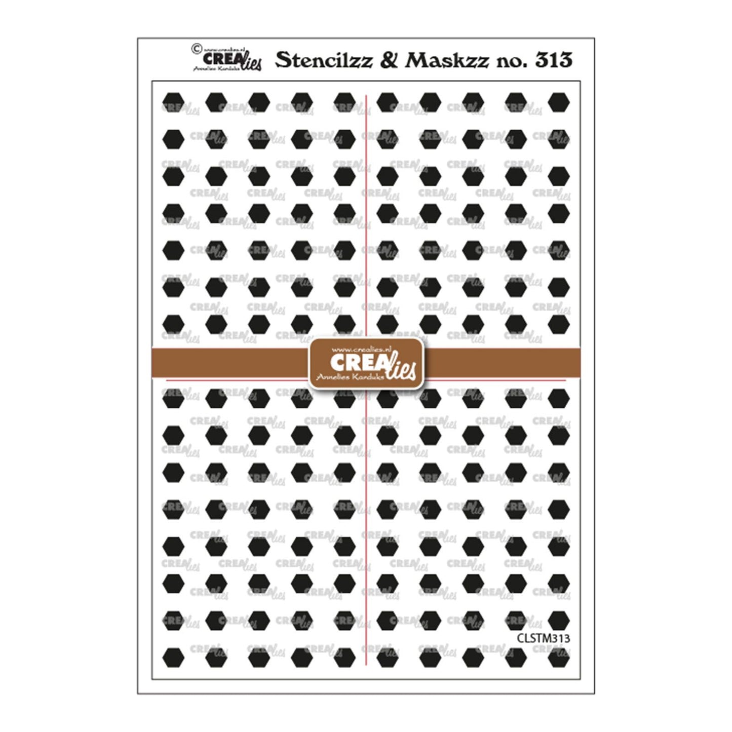 Crealies • pochoirzz maskzz hexagones