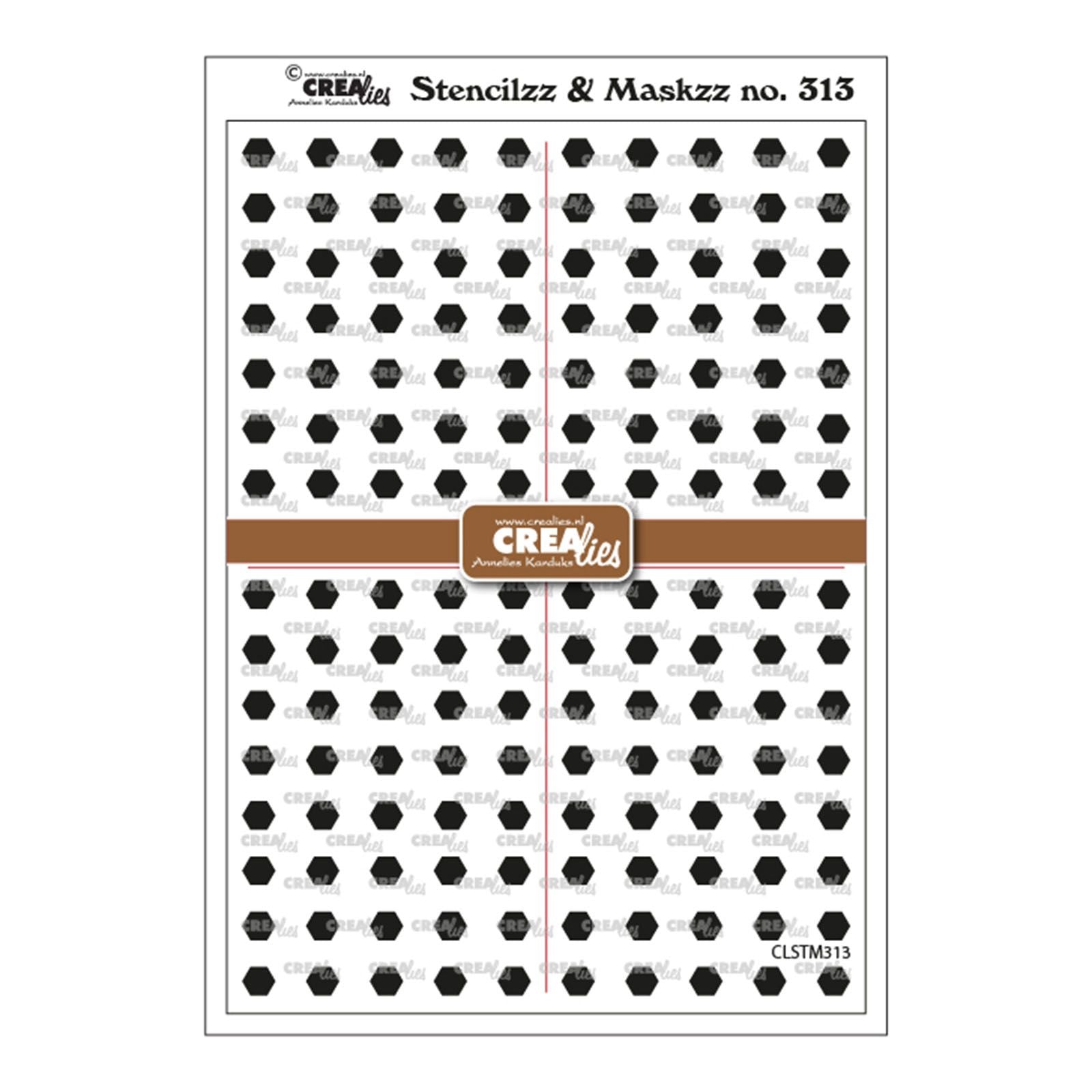 Crealies • pochoirzz maskzz hexagones