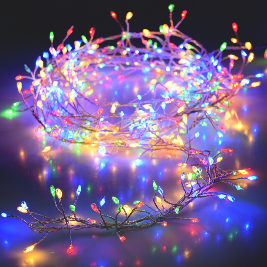 Fil de cluster LED multicolore 720 LED 720cm