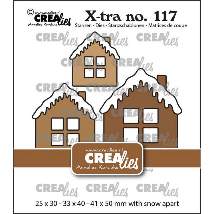 Crealies • maison xtra c avec toit à neige au milieu, grande très grande