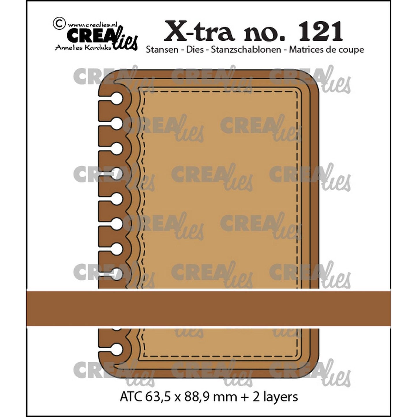 Crealies • Carnet xtra punch atc vertical