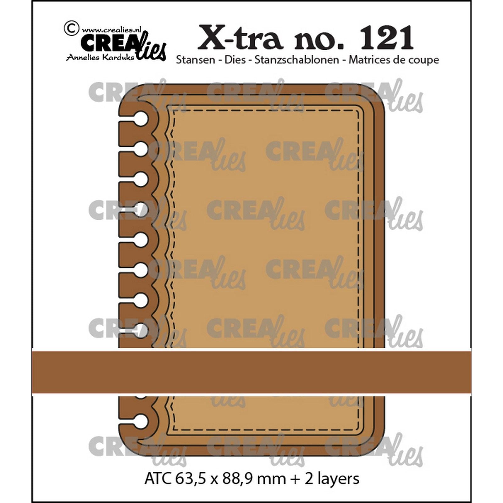 Crealies • Carnet xtra punch atc vertical
