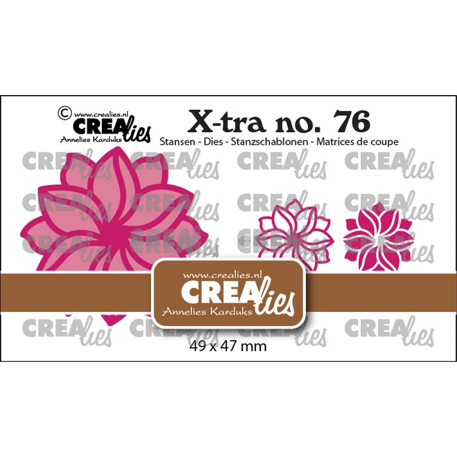 Crealies • fleur xtra fantaisie petite