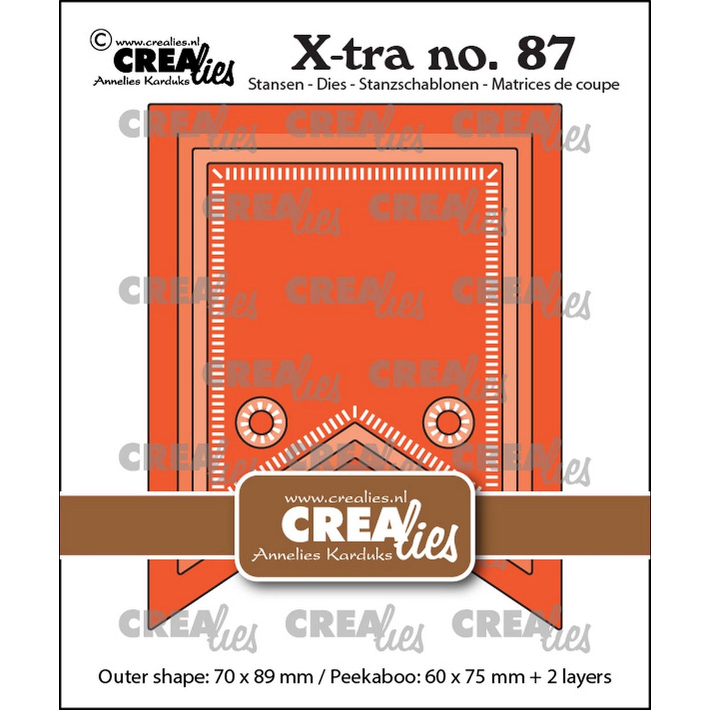 Crealies • Bannière xtra cache-cache