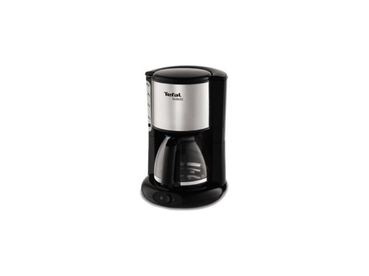 Tefal cafetière filtre subito acier inoxydable noir