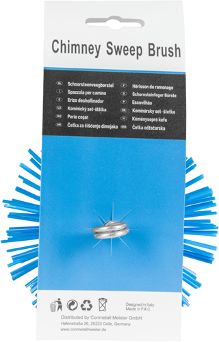 Meister dario dario brosse nylon 15cm bleu - cmb207150