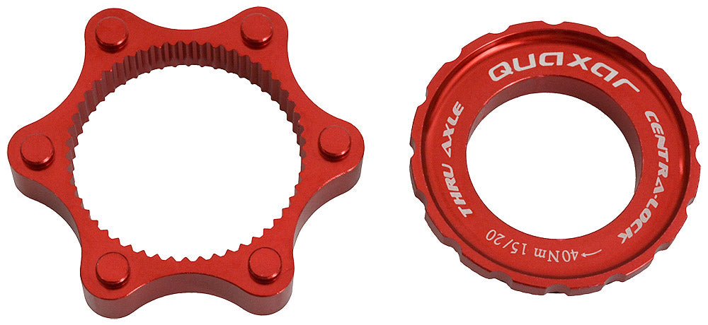 Adaptateur Quaxar CNC Centerlock pour axe 15 20 mm