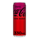 Canette Coca-cola zéro cerise (24x 33cl)