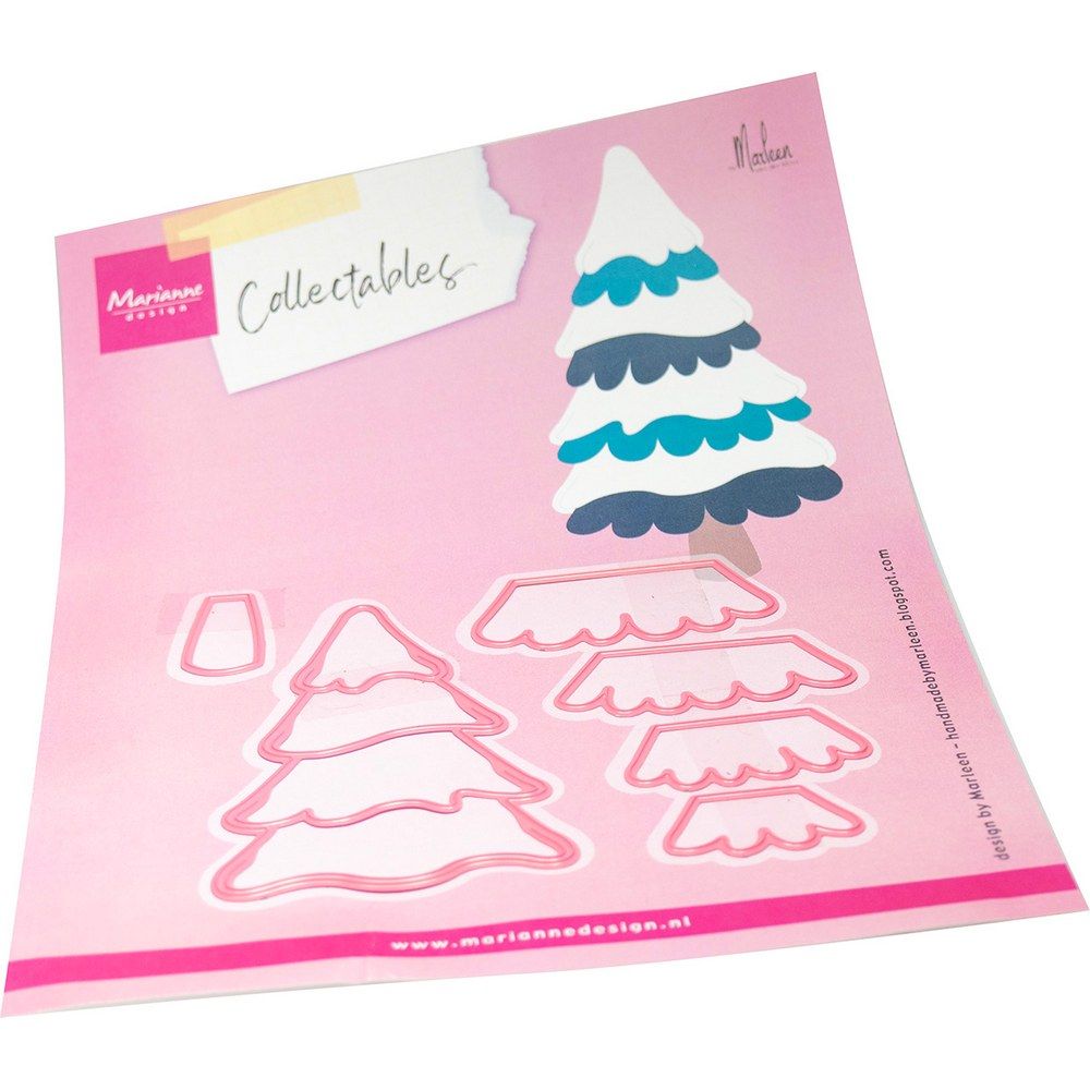 Marianne design • arbre enneigé à collectionner par Marleen