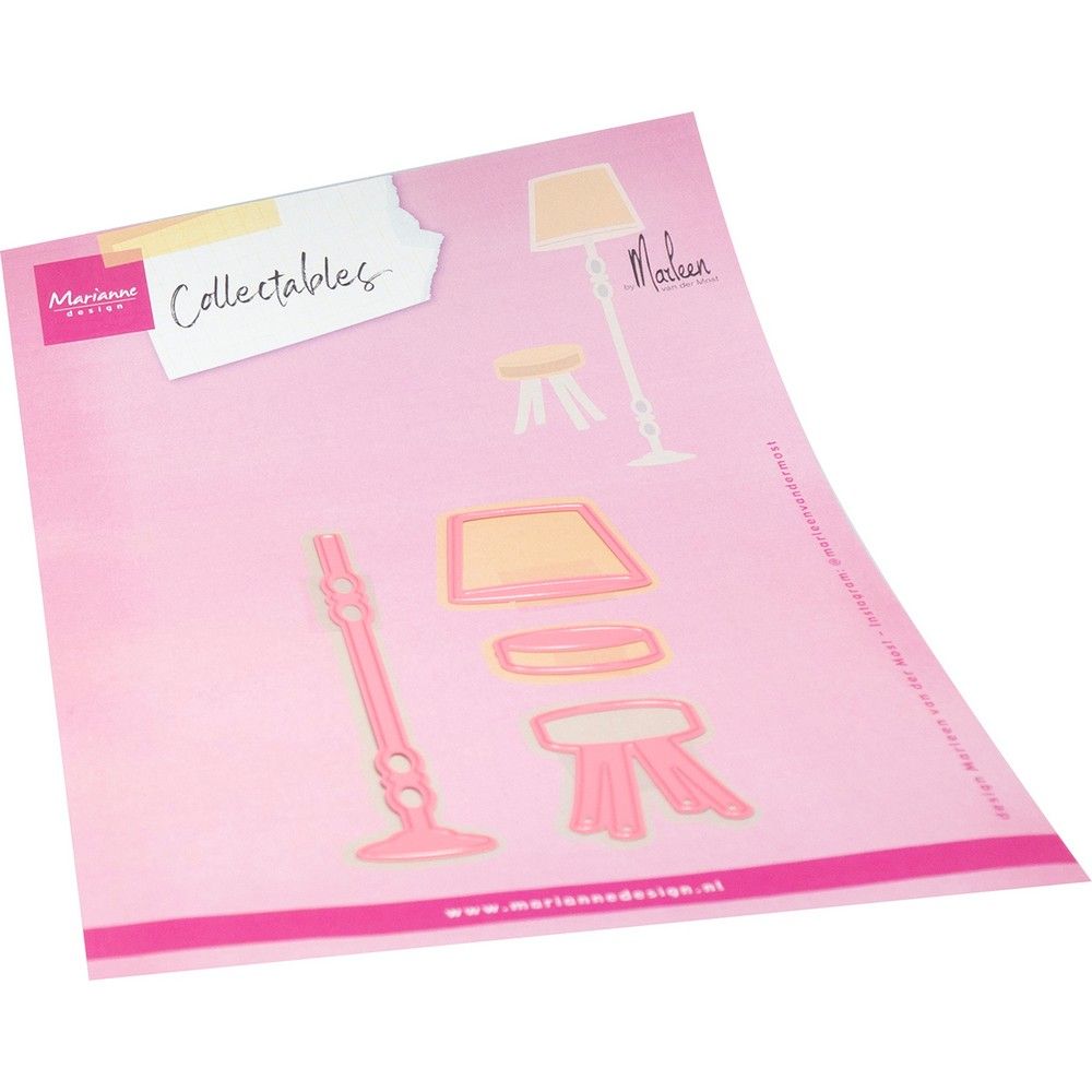 Marianne design • tabouret de lampe de collection par Marleen