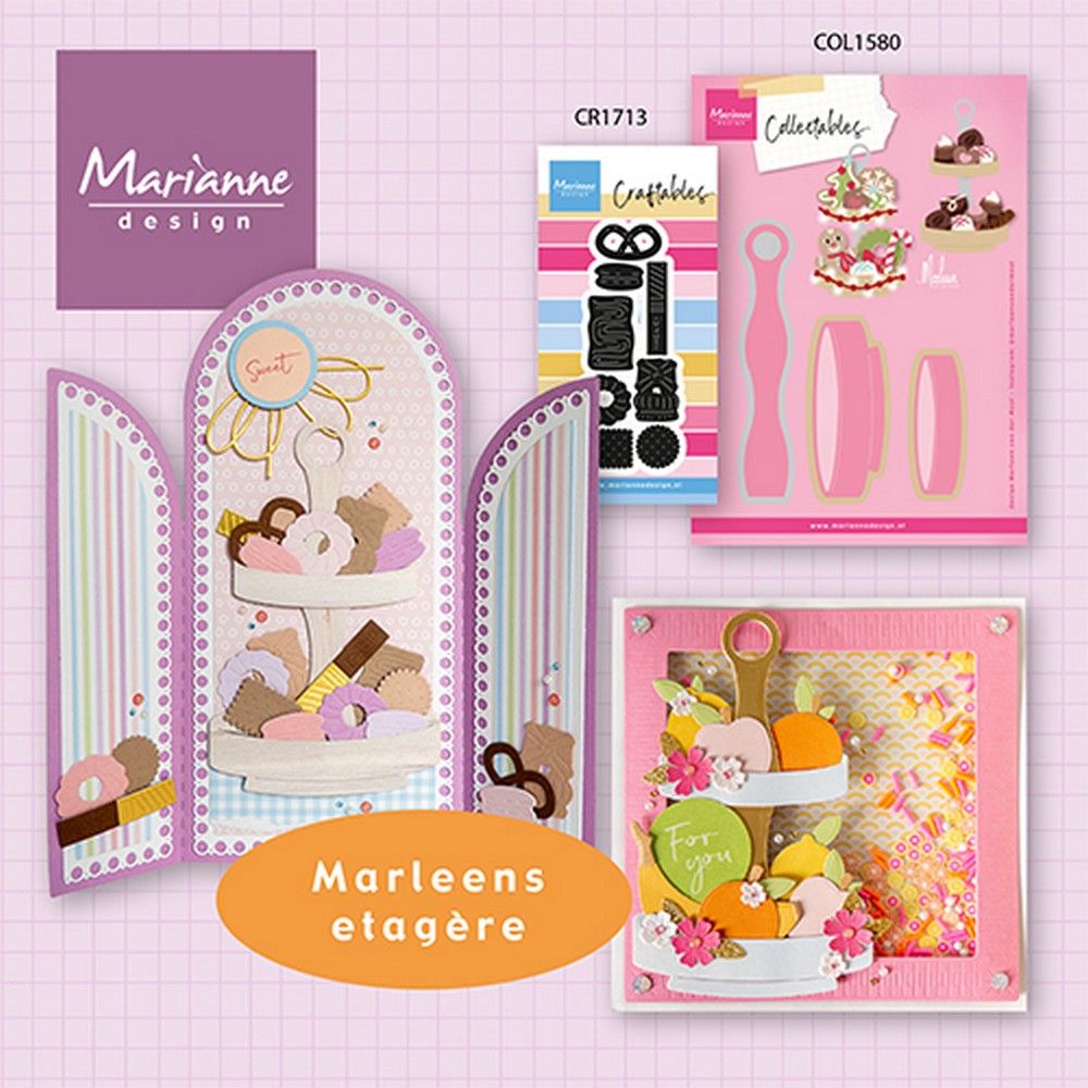 Marianne design • étagère de collection par Marleen 3 pcs, 81 x 122 mm