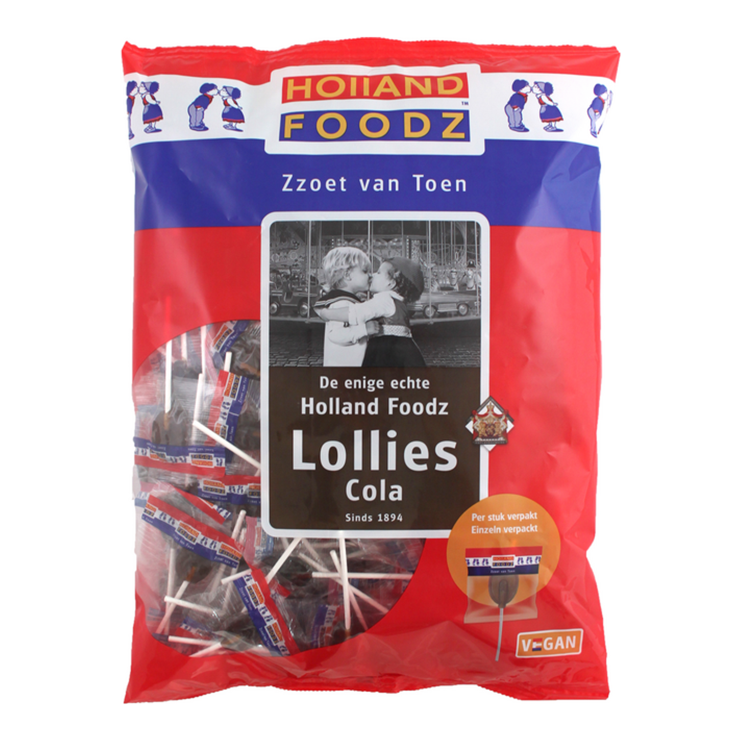 Sucettes au cola Holland foodz (200 pièces)