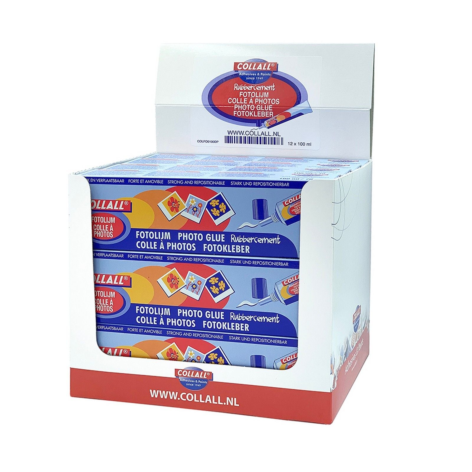 Collall • display colle photo 12 flacons de 100ml