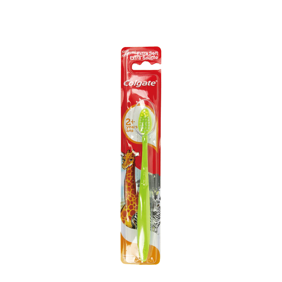 Brosse à dents Colgate 2+ extra douce vert