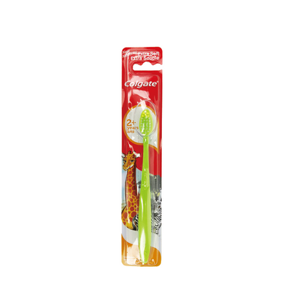 Brosse à dents Colgate 2+ extra douce vert