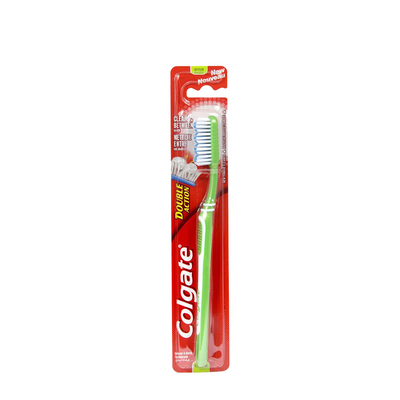 Brosse à dents Colgate double action moyenne