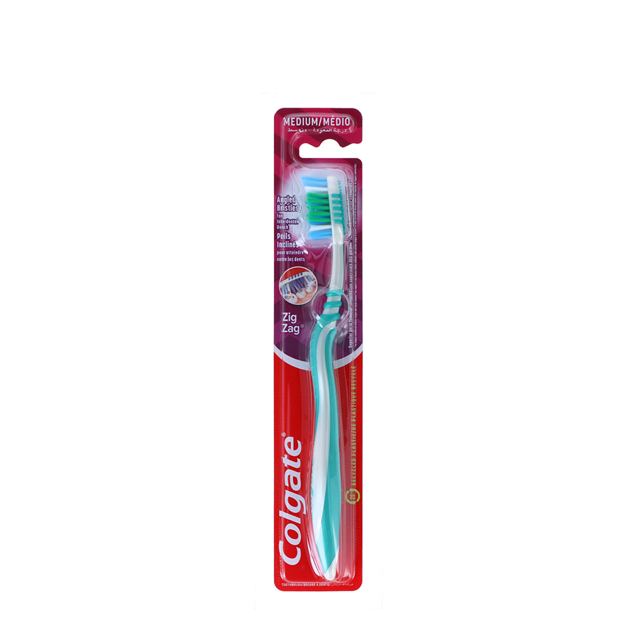 Brosse à dents Colgate zigzag moyenne