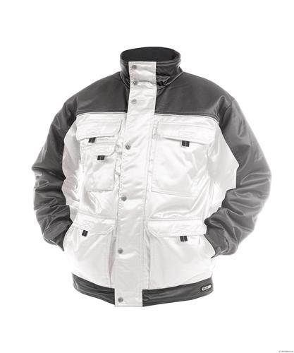 Manteau d'hiver Dassy tignes blanc gris m