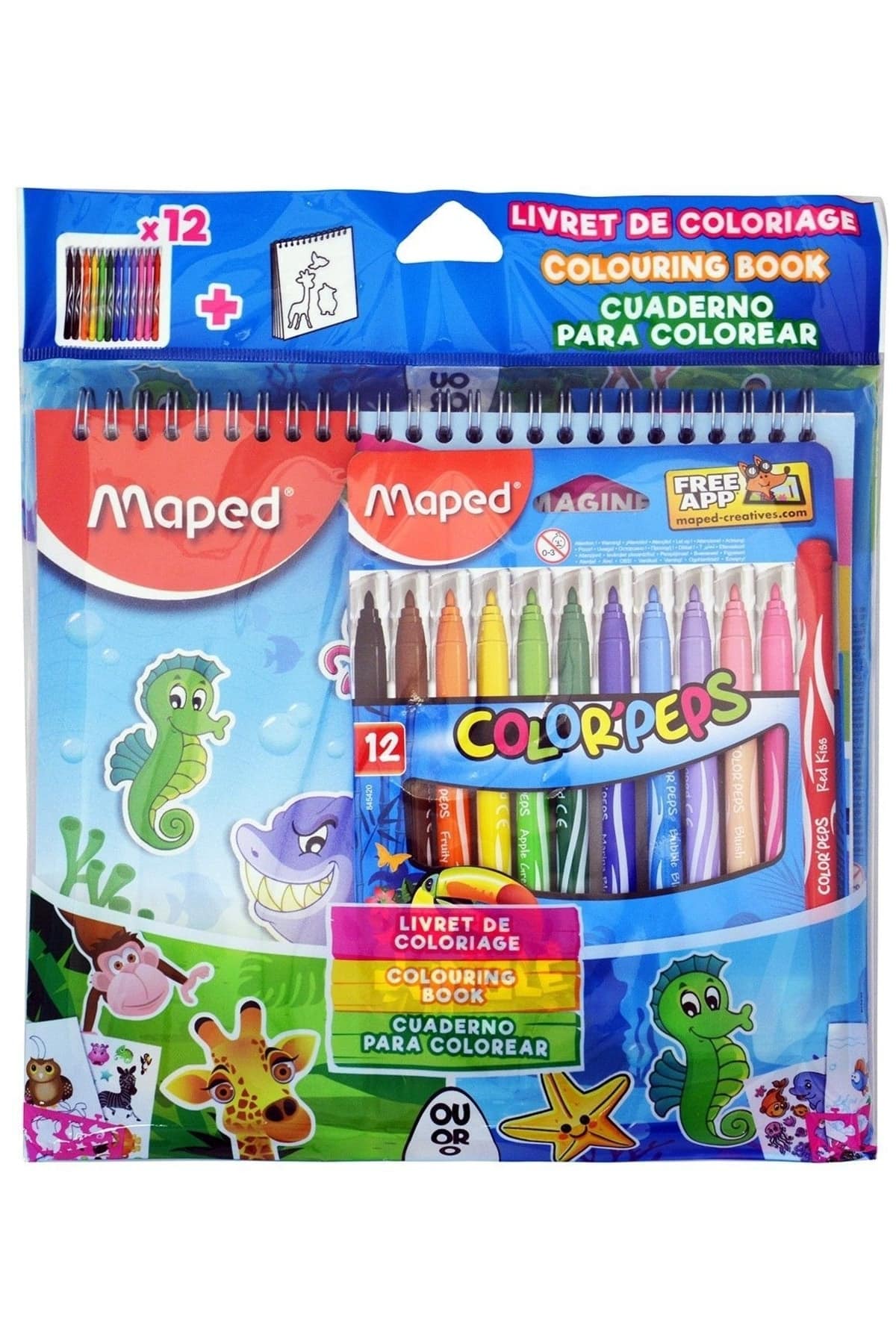 Color APOS; Peps Filt Stipts avec un livre