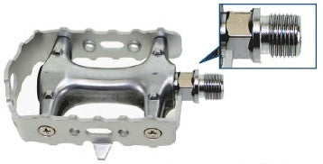 Composants Plate-forme pédale MTB Aluminium 9 16 pouces Ensemble d'argent