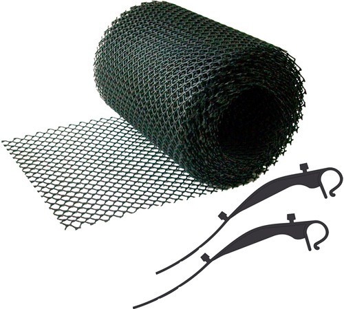 Con:p tôle grillagée pour gouttière 16cm 6m - b46480