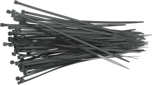 Con:p colson bracelet 4.8x250mm noir 50pcs - b20441