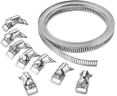 Con:p anneau de tension 'infini' + 8 agrafes inox - b34089