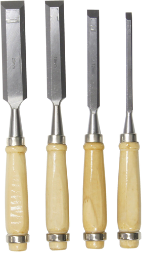 Con:p jeu de burins bois 4pcs - cpt861000