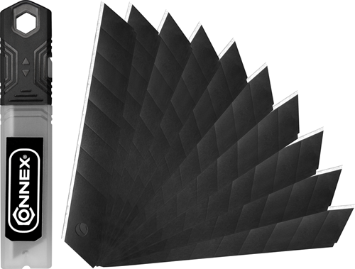 Connex snap-off blades 18mm black edition 10 - coxb897921