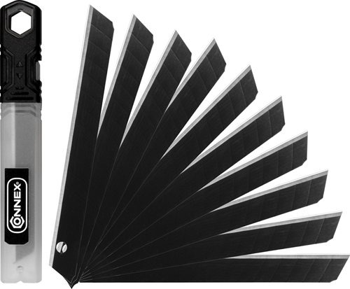 Connex lames sécables 9mm noir édition 10s - coxb897920
