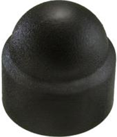 Connex cache hexagone m12 plastique 8 noir - ky4210033