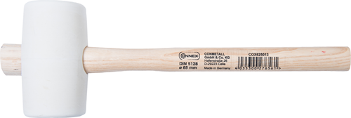Marteau en caoutchouc Connex 65mm bois beige - cox625113