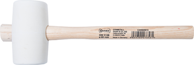 Marteau en caoutchouc Connex 65mm bois beige - cox625113
