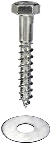 Boulon fileté bois Connex+seau sr 10x40 20pcs - b30161