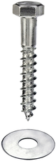 Boulon fileté bois Connex+seau sr 10x40 20pcs - b30161
