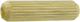 Cheville en bois Connex nervurée 10x40 30pcs - com900103