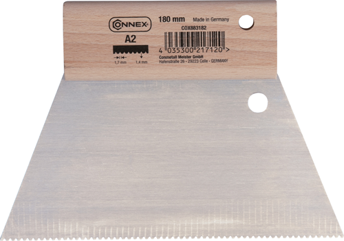 Peigne à colle Connex 180mm 1,80x1,65mm a2 - cox883182