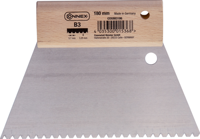 Peigne à colle Connex 180mm 3,6x3,4mm b3 - cox883186