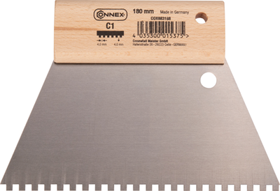 Peigne à colle Connex 180mm 4x4mm c1 - cox883188