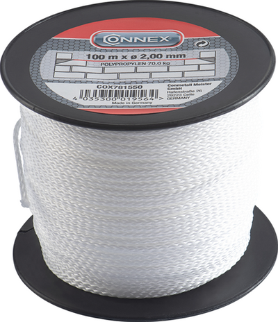 Cordon de maçonnerie Connex pp 2,0 mm avec bobine 100 m - cox781550