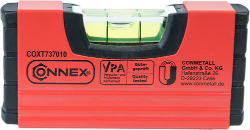 Connex mini niveau à bulle magnétique 10cm - coxt737010