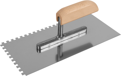 Truelle Connex 280x130 dentelée 6x6mm inox - cox781236