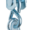 Crochet pivotant Connex tube rond 50mm 2 gvz - dy270812